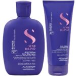 Alfaparf Milano Semi Di Lino Blonde Anti-Yellow Low Shampoo 250ml & Conditioner 200ml Twin - Image 3