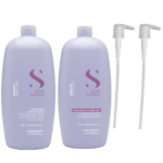 Alfaparf Milano Semi Di Lino Smoothing Low Shampoo & Conditioner Twin 2 x 1000ml - Image 2