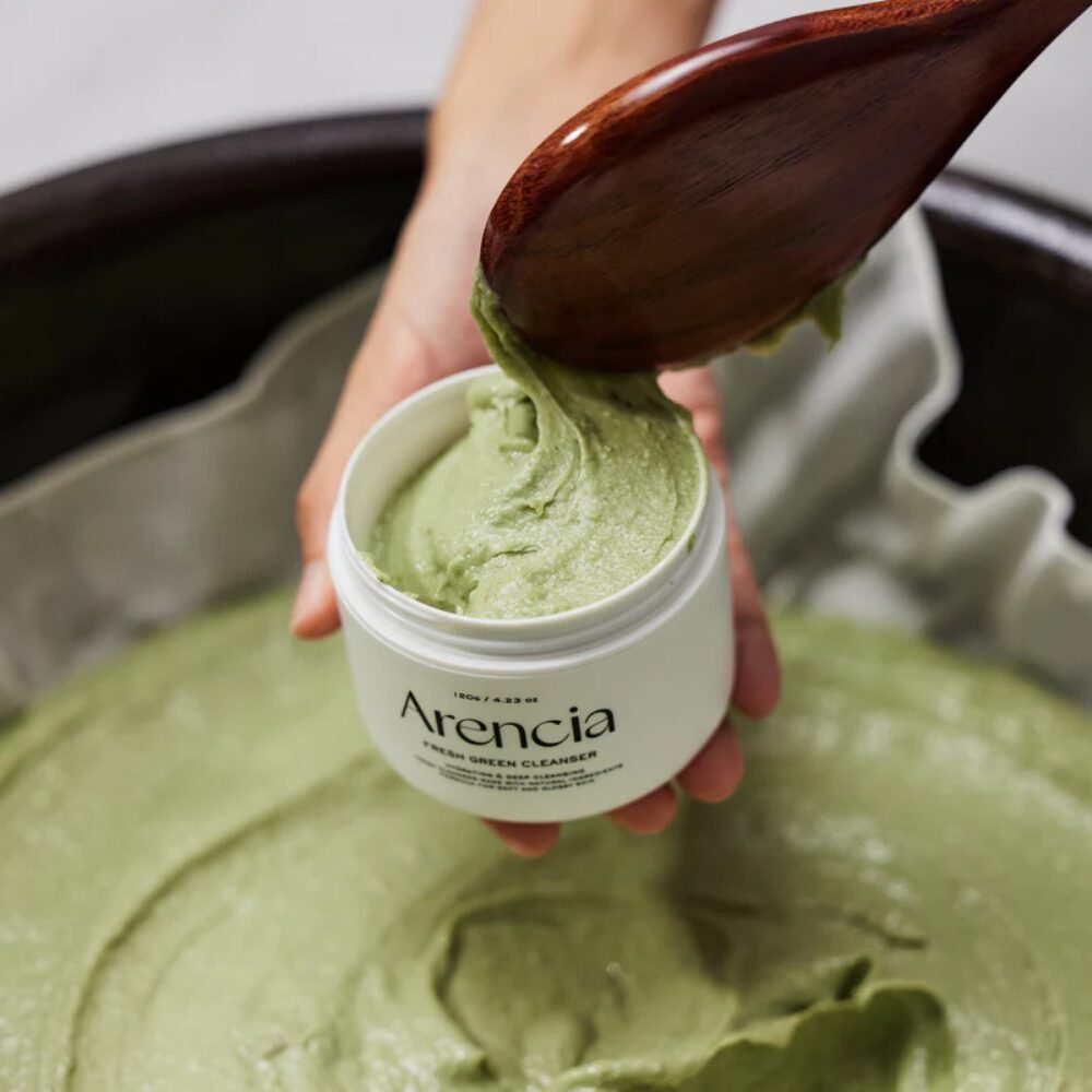 AREN0001-2_6b65081a-2f62-4875-afa1-194f5665fe76.jpg Arencia Fresh Green Mochi Cleanser 120g - Image 1