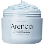 Arencia Fresh Blue Hyssop Mochi Cleanser 120g - Image 3
