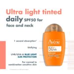 Avene Ultra Fluid Tinted Perfector Face Sunscreen SPF50+ 50ml - Image 3