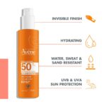 Avene Invisible Sun Protection Spray SPF50+ 200ml - Image 3
