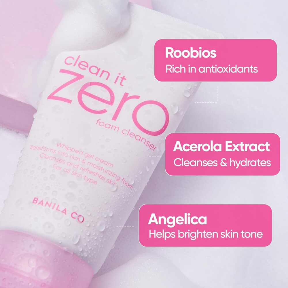 BANI0008-2.jpg Banila Co Clean It Zero Whipped Gel Cream Foam Cleanser 150ml - Image 1