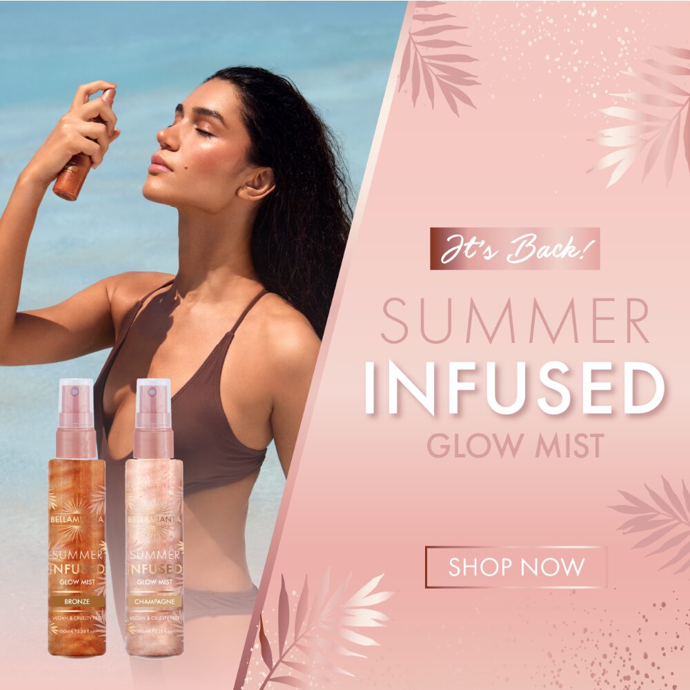 BELL0086-2_cd65b2c6-5083-4e07-9b00-ee81ab30be30.jpg Bellamianta Summer Infused Glow Mist Bronze 100ml - Image 1