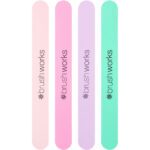 Brushworks Pastel Colour Nail Files Pack of 4 - Image 4