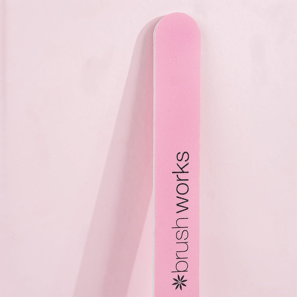 BRW0012-2.jpg Brushworks Pastel Colour Nail Files Pack of 4 - Image 1