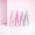 Brushworks HD 4 Piece Combination Tweezer Set Pastel - Image 3