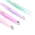 Brushworks HD 4 Piece Combination Tweezer Set Pastel - Image 4