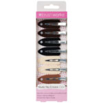Brushworks Nude No Crease Hair Clips Pack of 8 - Image 4