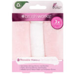 Brushworks Microfibre Makeup Remover Cloths Pack of 3 - Image 2