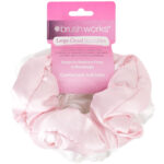 Brushworks Large Cloud Scrunchies Pink & White Pack of 2 - Image 5