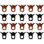 Brushworks Mini Claw Clips Pack of 20