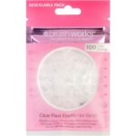 Brushworks Clear Flexi Elastic Hair Bands x100 - Image 5