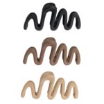 Brushworks Assorted Wave Claw Clips Pack of 3 - Image 4