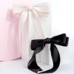 Brushworks Black & White Satin Hair Bow Duo - Image 5