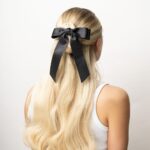 Brushworks Red & Black Satin Hair Bow Duo - Image 7