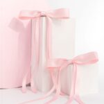 Brushworks Pink Satin Hair Bow Duo - Image 4