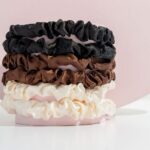 Brushworks Assorted Skinny Satin Scrunchies Pack of 6 - Image 8