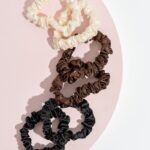 Brushworks Assorted Skinny Satin Scrunchies Pack of 6 - Image 5