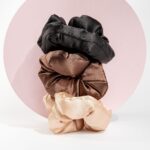 Brushworks Assorted Large Classic Cloud Scrunchies Pack of 3 - Image 8