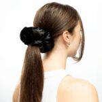 Brushworks Assorted Large Classic Cloud Scrunchies Pack of 3 - Image 3