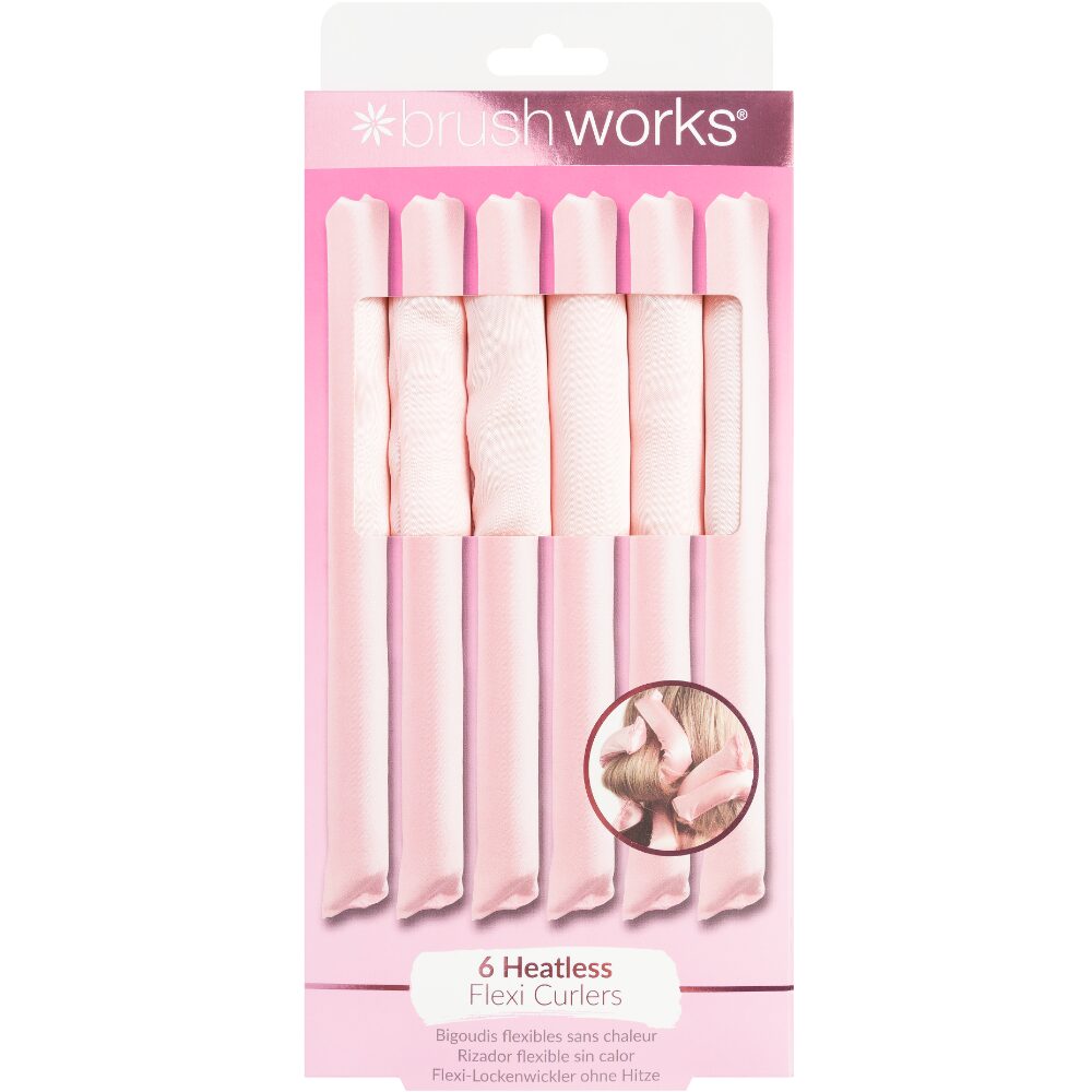 BRW0141.jpg Brushworks Heatless Flexi Curlers Pack of 6 - Image 1