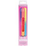 Brushworks Neon Nail Files Pack of 3 - Image 2