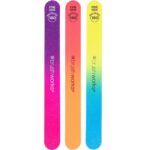 Brushworks Neon Nail Files Pack of 3 - Image 3