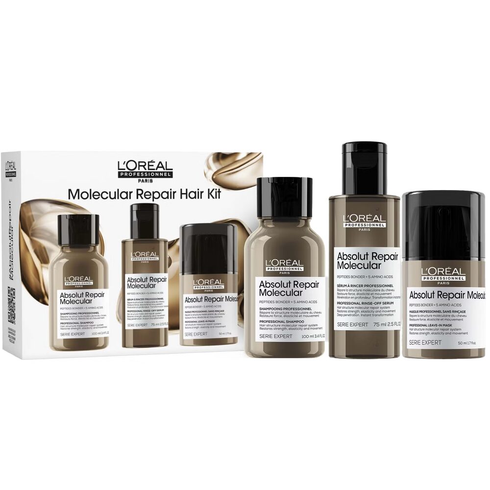 Beautyworks_19e2bf32-eac3-47d7-afb7-545552987e08.jpg L'Oreal Professionnel Serie Expert Absolut Repair Molecular Discovery Set - Image 1