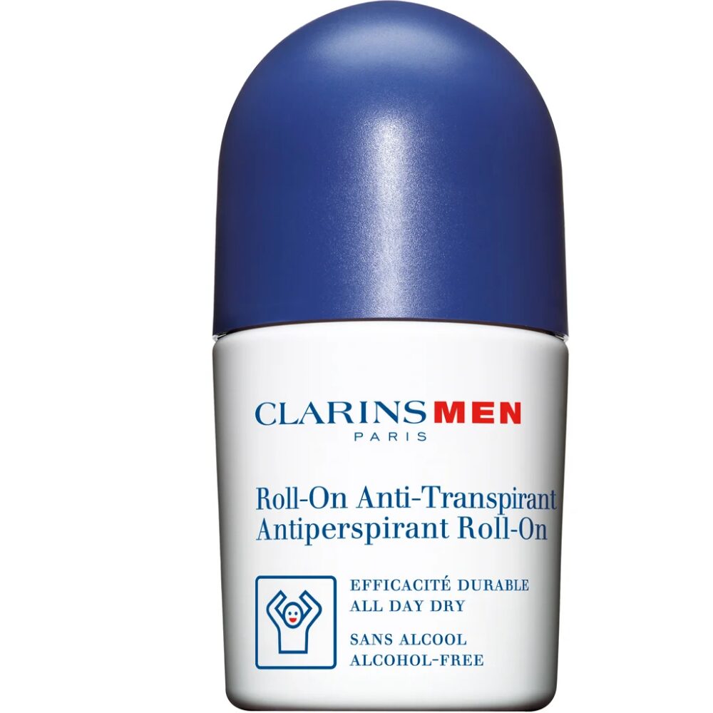 CLAR0044.jpg Clarins Men Anti-Transparent Anti-Perspirant Deodorant Roll-On 50ml - Image 1