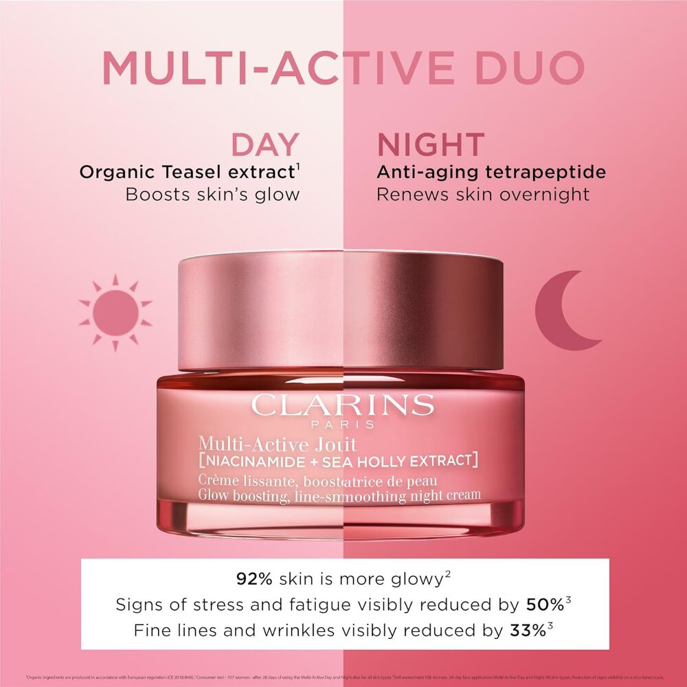 CLAR0062-6.jpg Clarins Multi-Active Night Cream for All Skin Types 50ml - Image 1