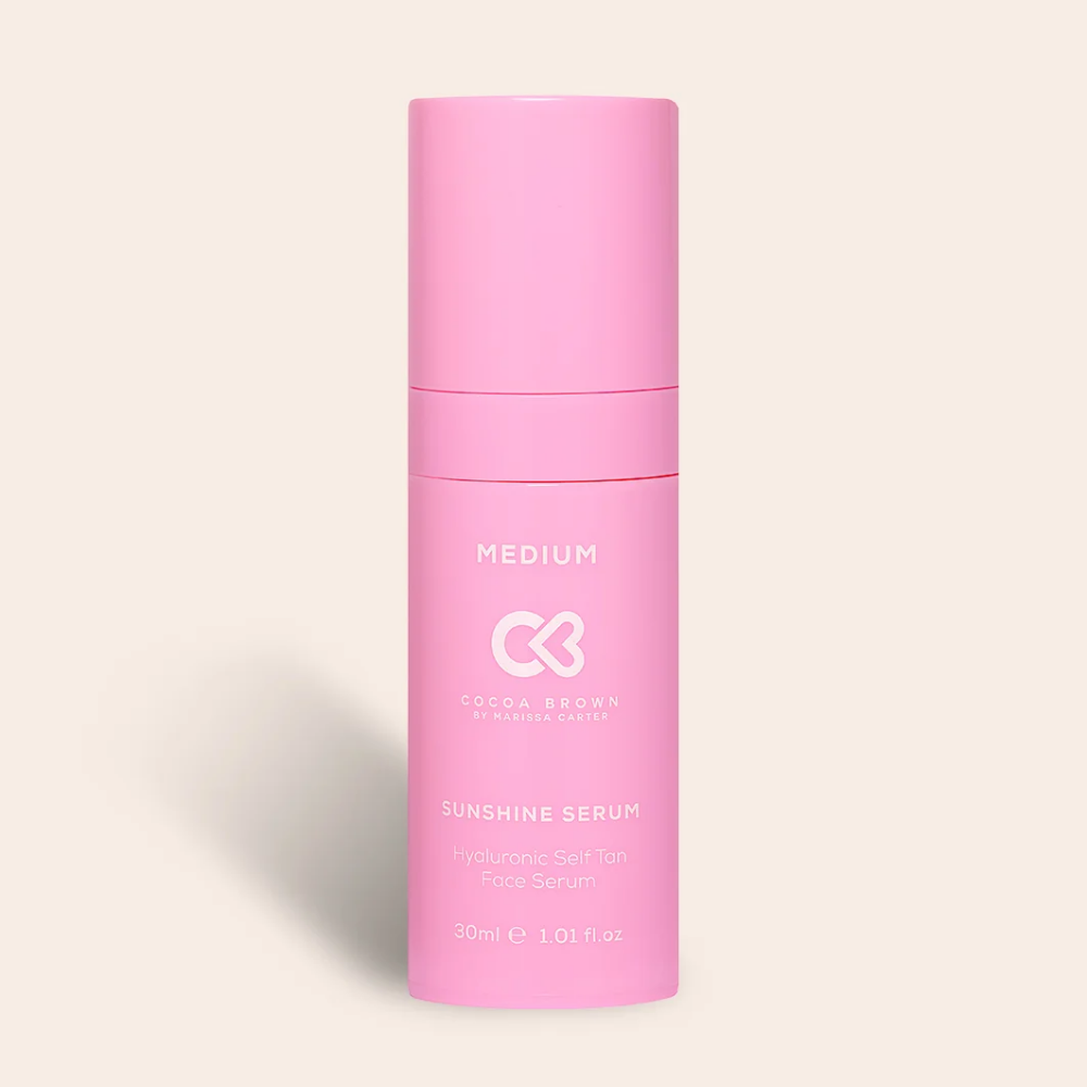 COC0007-1.png Cocoa Brown Sunshine Serum Hyaluronic Self Tan Face Serum Medium 30ml - Image 1