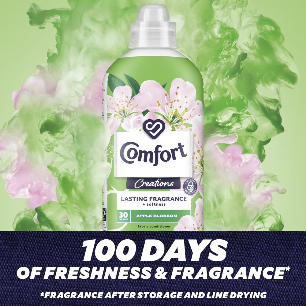 COMF0001-3.jpg Comfort Creations Apple Blossom Fabric Conditioner 30 Washes 900ml - Image 1