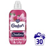 Comfort Creations Strawberry & Lily Fabric Conditioner 30 Washes 900ml - Image 4