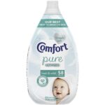 Comfort Pure Ultimate Fresh & Mild Ultra-Concentrated Fabric Conditioner 58 Washes 870ml - Image 3