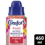 Comfort Fresh Tropical Lily Scent Booster Elixir 20 Washes 460ml - Image 3