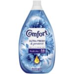 Comfort Ultra Fresh & Protect Fresh Sky Fabric Conditioner 58 Washes 870ml - Image 7