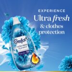 Comfort Ultra Fresh & Protect Fresh Sky Fabric Conditioner 58 Washes 870ml - Image 4