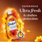Comfort Ultra Fresh & Protect Heavenly Nectar Fabric Conditioner 58 Washes 870ml - Image 2