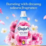 Comfort Ultra Fresh & Protect Heavenly Nectar Sakura Dreams Fabric Conditioner 58 Washes 870ml - Image 8