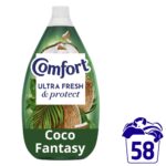 Comfort Ultra Fresh & Protect Coco Fantasy Fabric Conditioner 58 Washes 870ml - Image 2