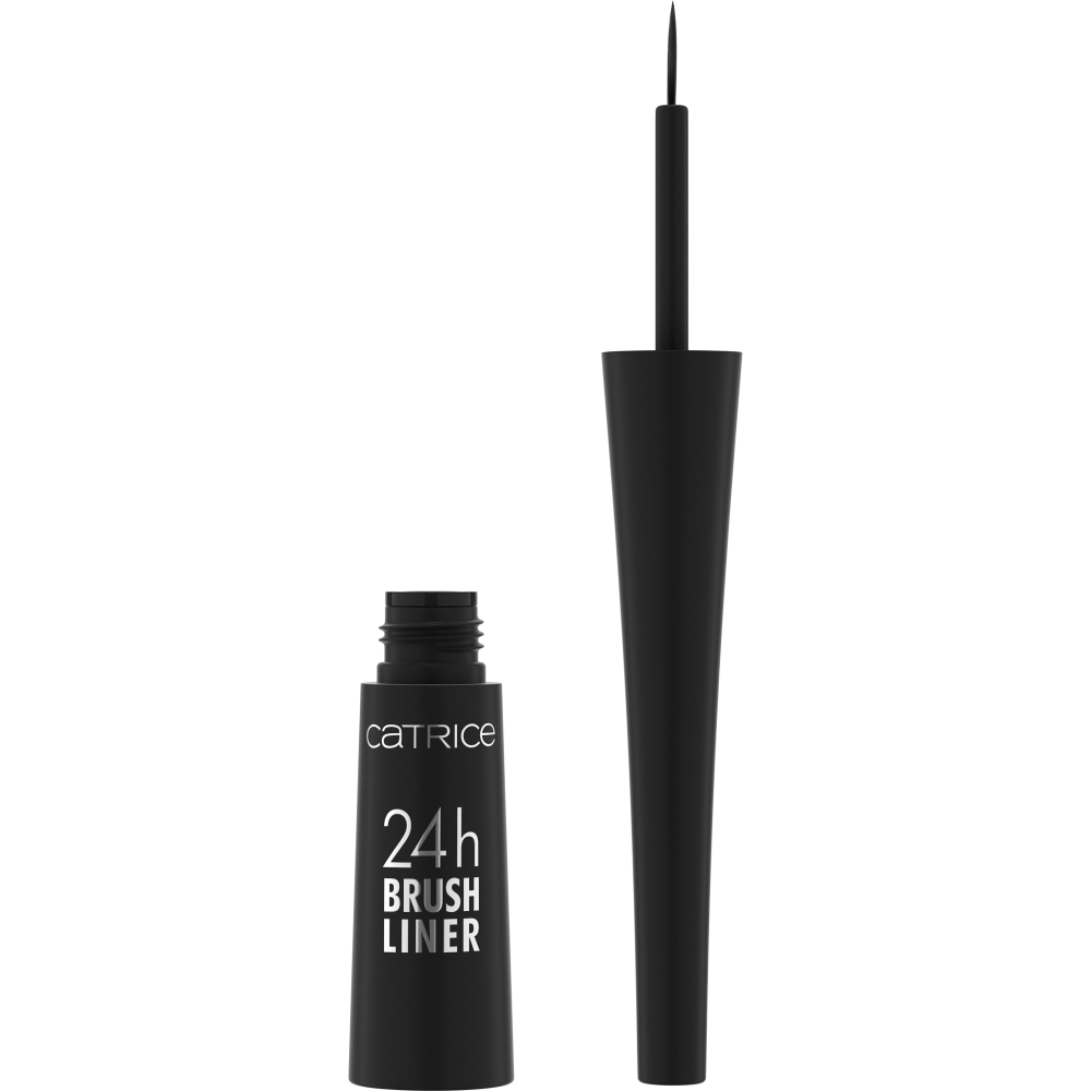 CR0307-1.png Catrice Cosmetics 24h Brush Liner 010 Ultra Black 3ml - Image 1