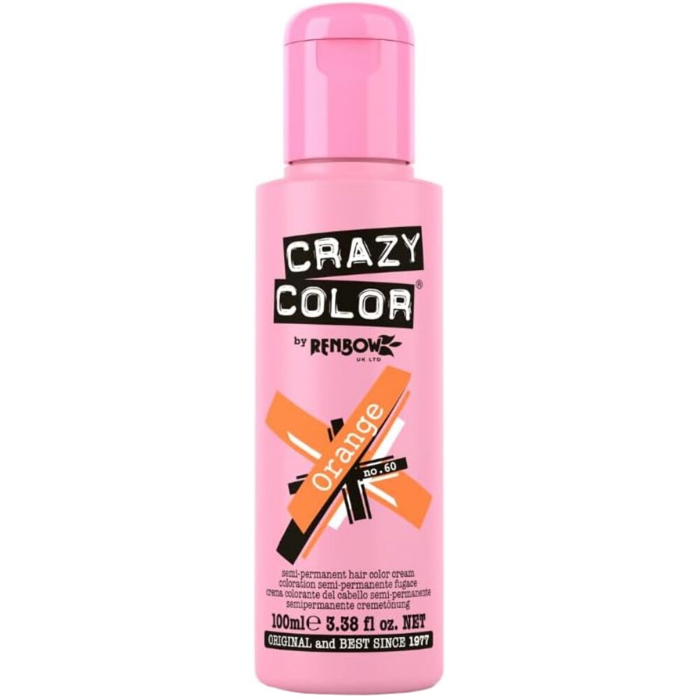 D.jpg Crazy Colour Orange Hair Dye 100ml - Image 1
