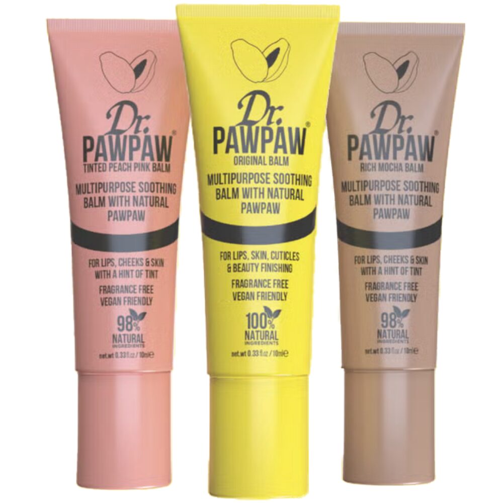 DRP0032-1.jpg Dr. PawPaw Shimmering Balm Trio 3 x 10ml - Image 1
