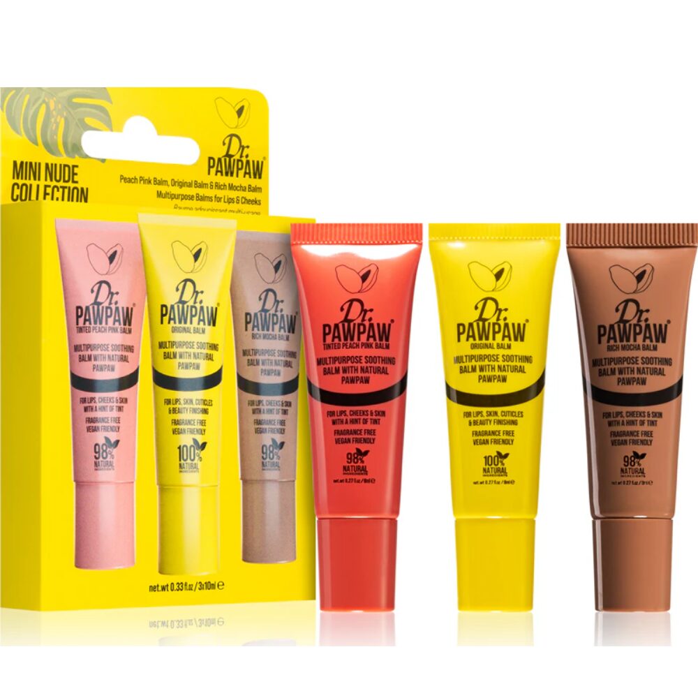 DRP0033-1.jpg Dr. PawPaw Mini Nude Trio 3 x 10ml - Image 1