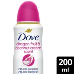 Dove Advanced Care 72h Go Fresh Dragonfruit & Coconut Anti-Perspirant Deodorant Spray 200ml - Image 3