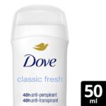 Dove Classic Fresh 48h Anti-Perspirant Deodorant Stick 50ml - Image 4