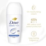 Dove Women Classic Fresh 48h Anti-Perspirant Deodorant Roll-On 50ml - Image 3