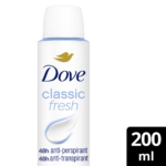 Dove Classic Fresh 48h Anti-Perspirant Deodorant Spray 200ml - Image 4