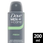 Dove Men+Care 48h Fresh Anti-Perspirant Deodorant Spray 200ml - Image 3